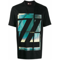Z Zegna Camiseta com estampa de logo - Preto