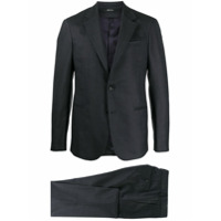 Z Zegna single--breasted two-piece suit - Cinza