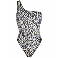 Zadig&Voltaire Maiô com estampa de leopardo - Branco