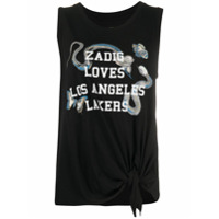 Zadig&Voltaire Regata com estampa x NBA - Preto