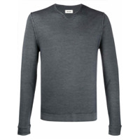 Zadig&Voltaire Suéter com gola ondulada - Cinza