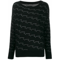 Zadig&Voltaire Suéter com padronagem metálico - Preto